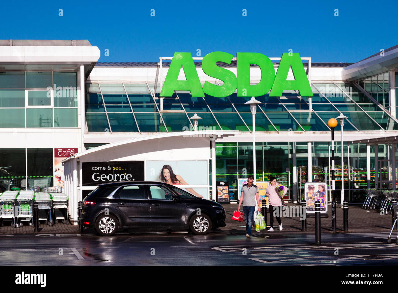 Asda supermarket, UK. Stock Photo