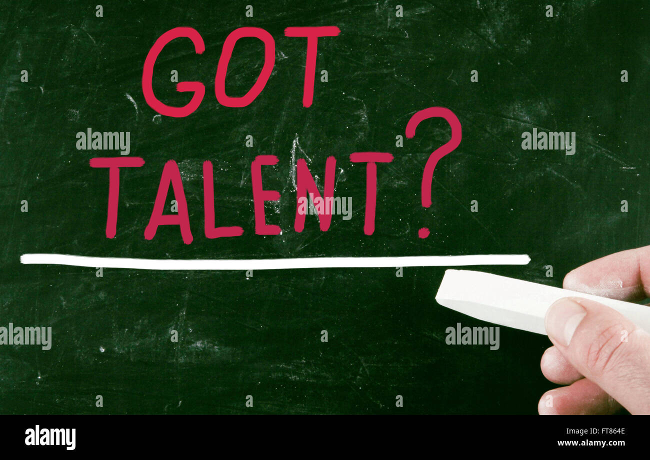 got talent? Stock Photo