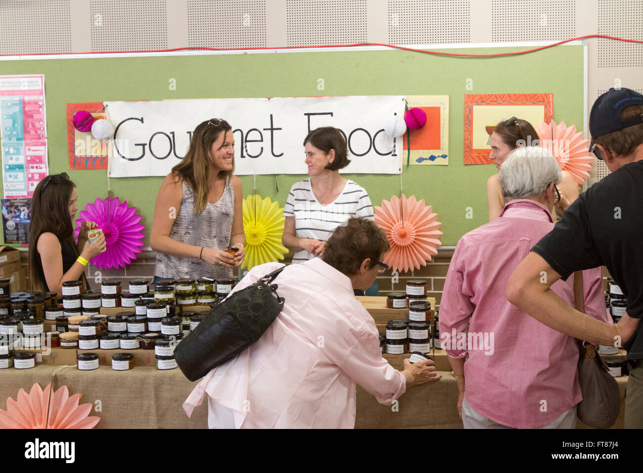 Australian school gourmet food stall selling jams and preserves,Sydney