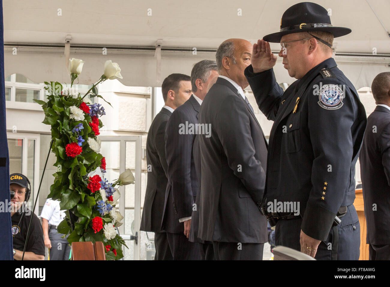 The Valor Memorial and Wreath Laying Ceremony held by U.S. Customs and ...
