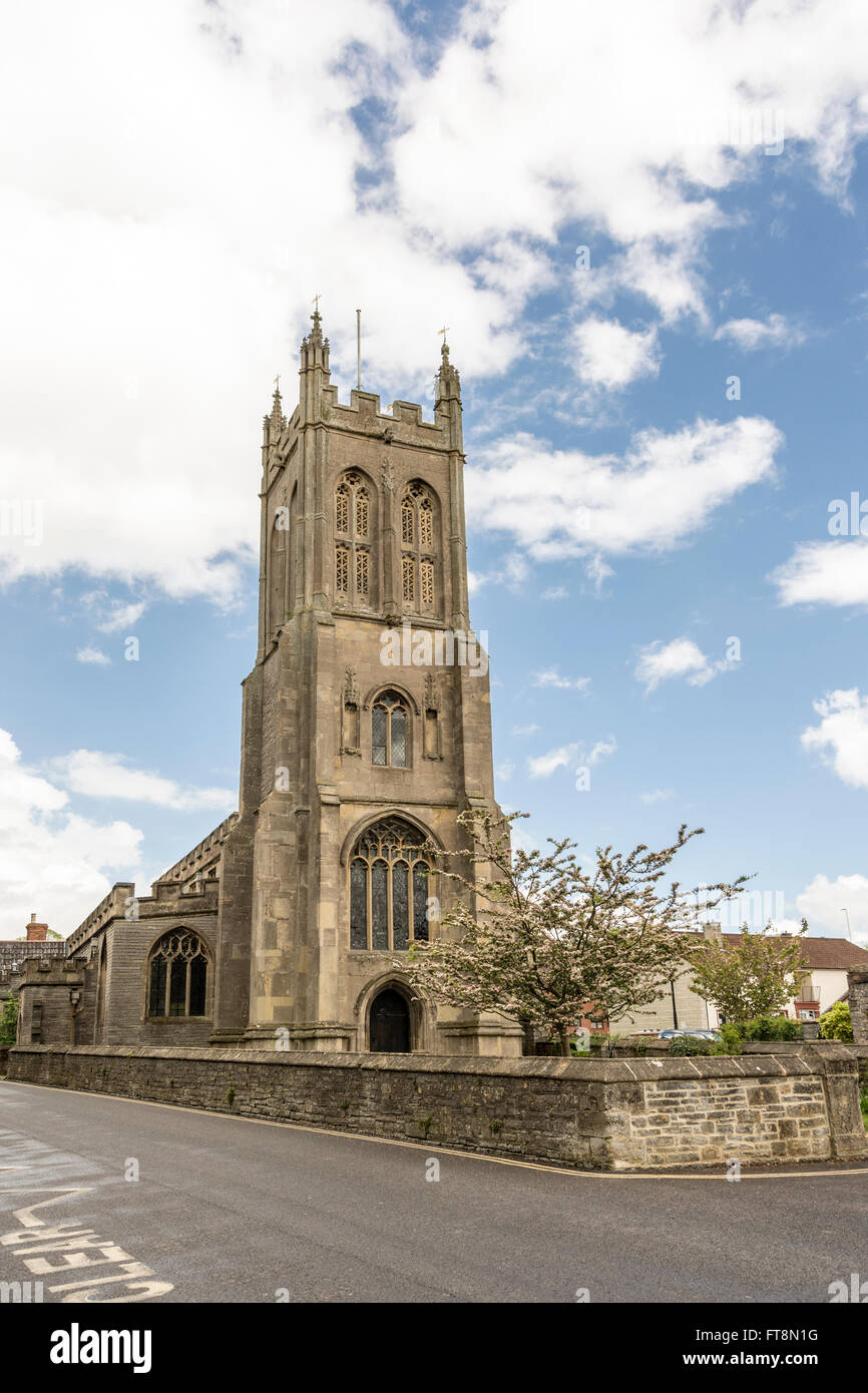 St Benedict's Church, Glastonbury Stock Photo Alamy