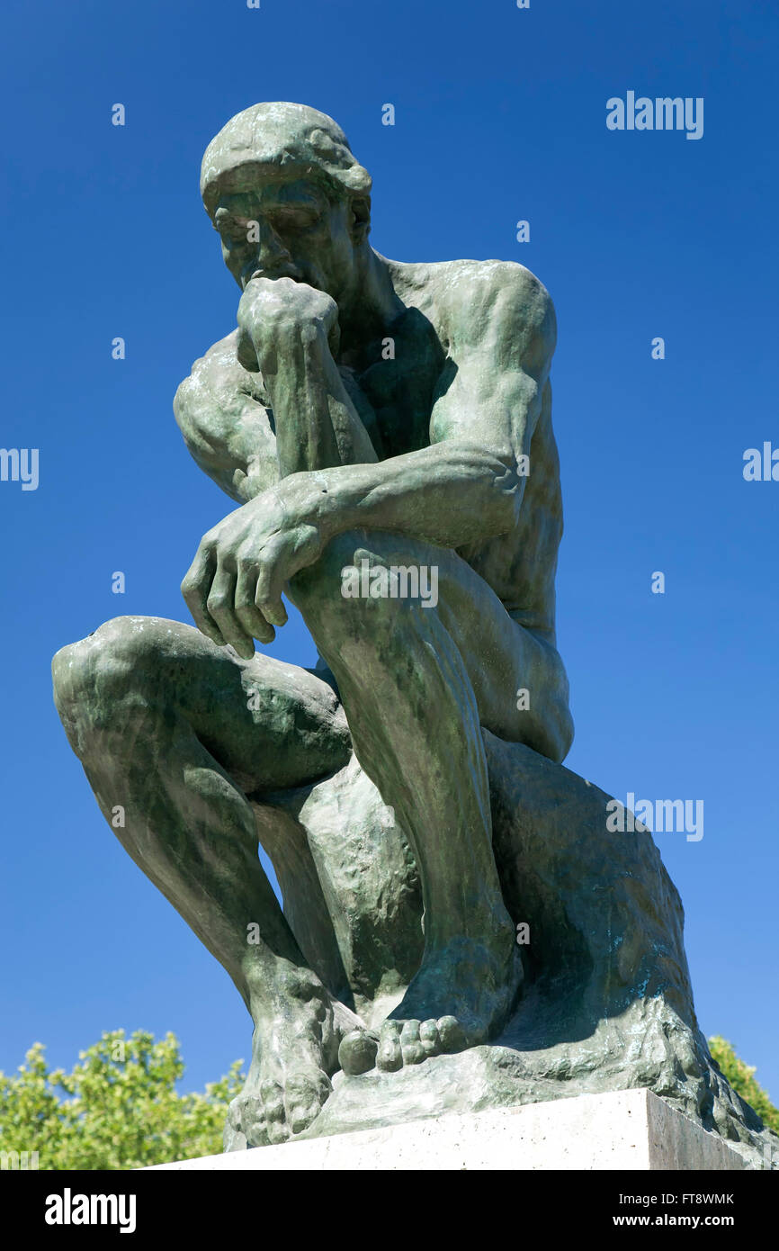 The Thinker, Rodin Museum, Paris, France Stock Photo - Alamy