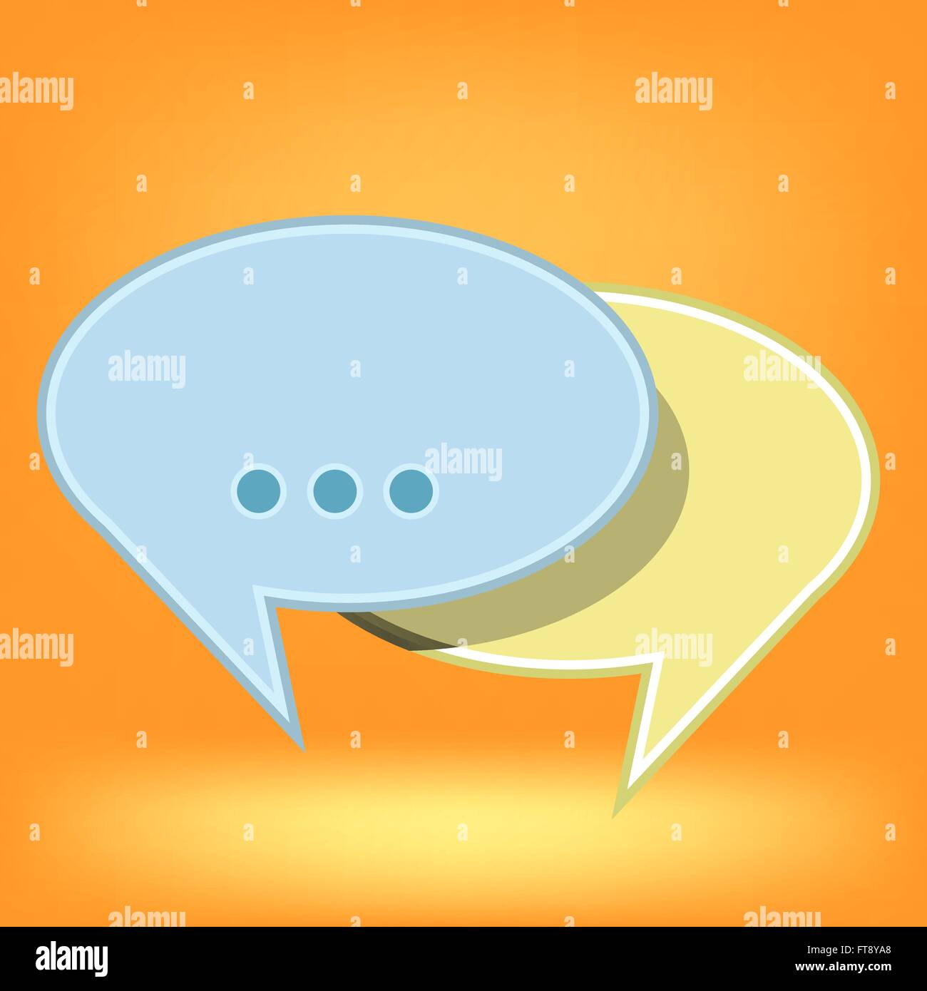 Speech Bubbles Isolated Stock Vector Image & Art - Alamy