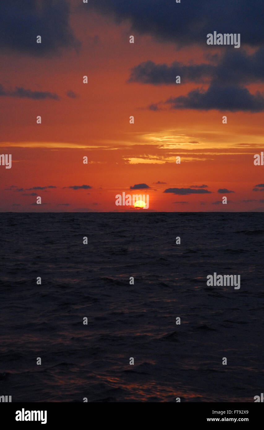 Mid-Atlantic Sunset Stock Photo