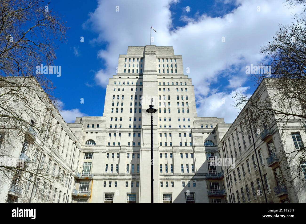 London, England, UK. Senate House and Library, University of London, Bloomsbury. Stock Photo
