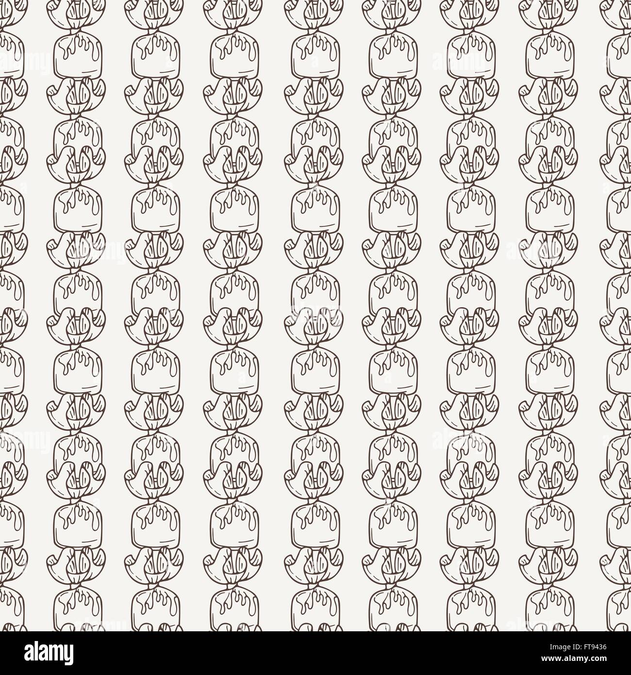 Vector Candy and Lollipop Seamless Pattern. Sweet Party Texture Stock ...