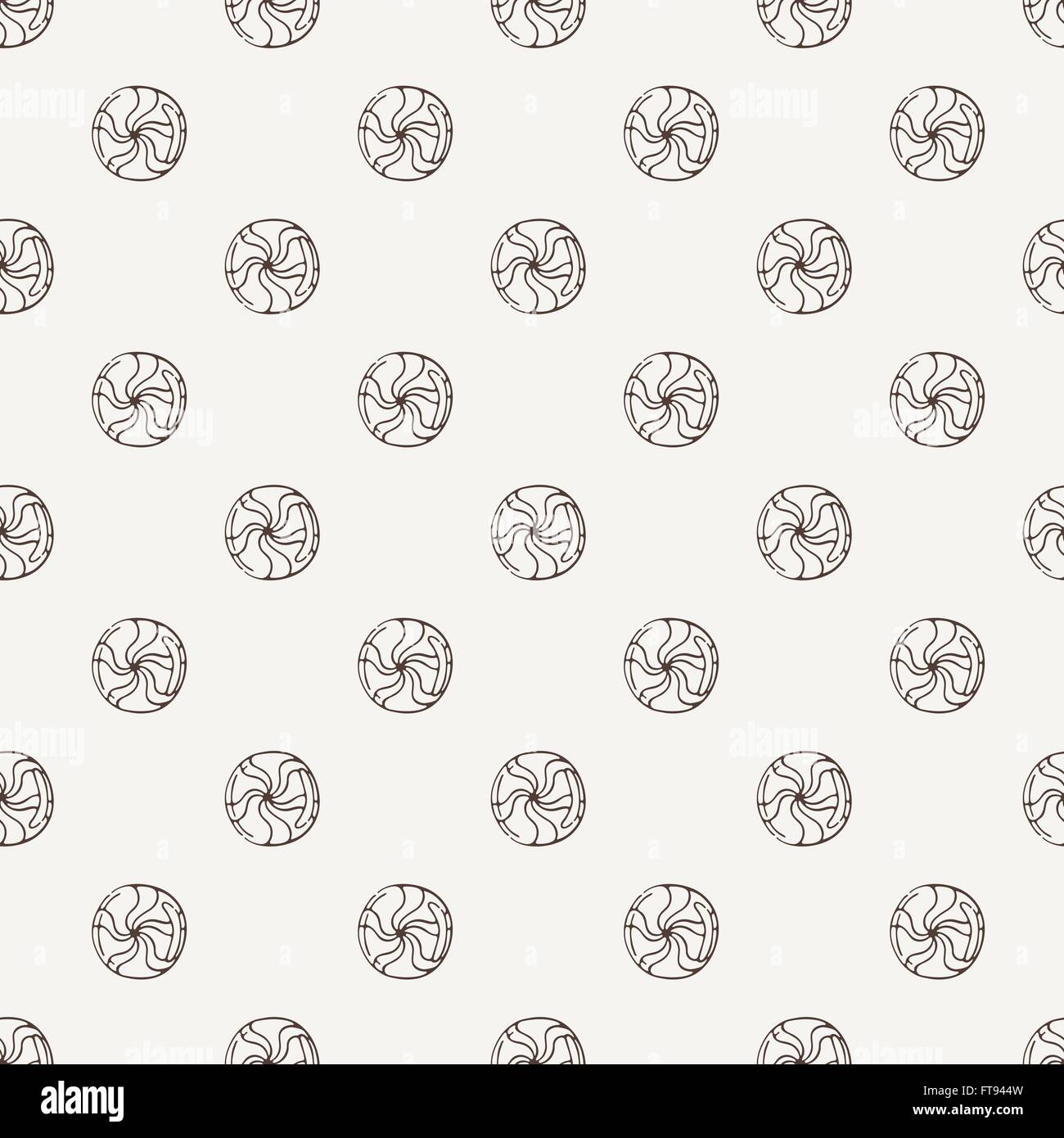 Vector Candy and Lollipop Seamless Pattern. Sweet Party Texture Stock ...