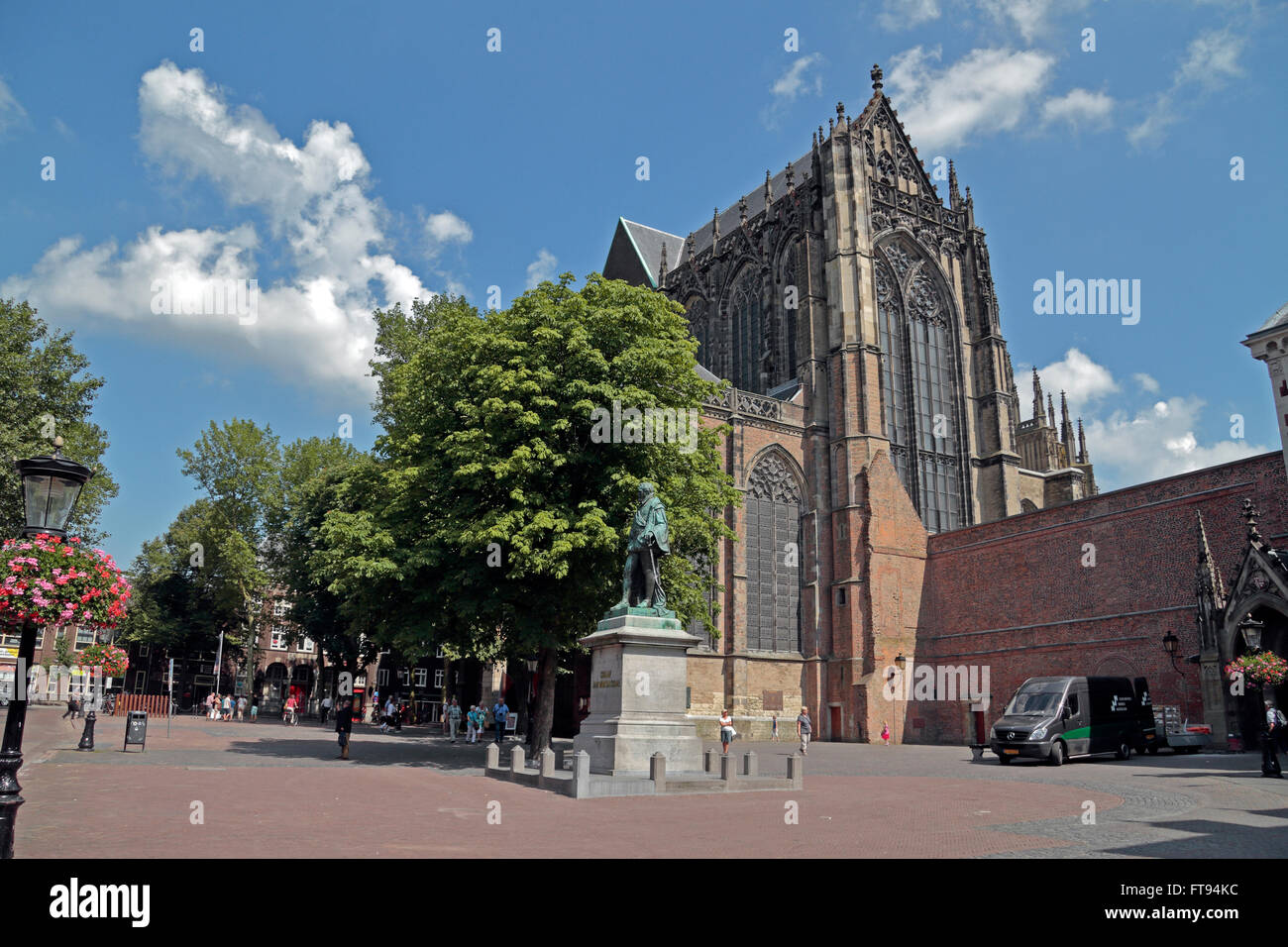 St. Martin's Cathedral, or Dom Church (in Dutch, Domkerk) in Utrecht, Netherlands. Stock Photo
