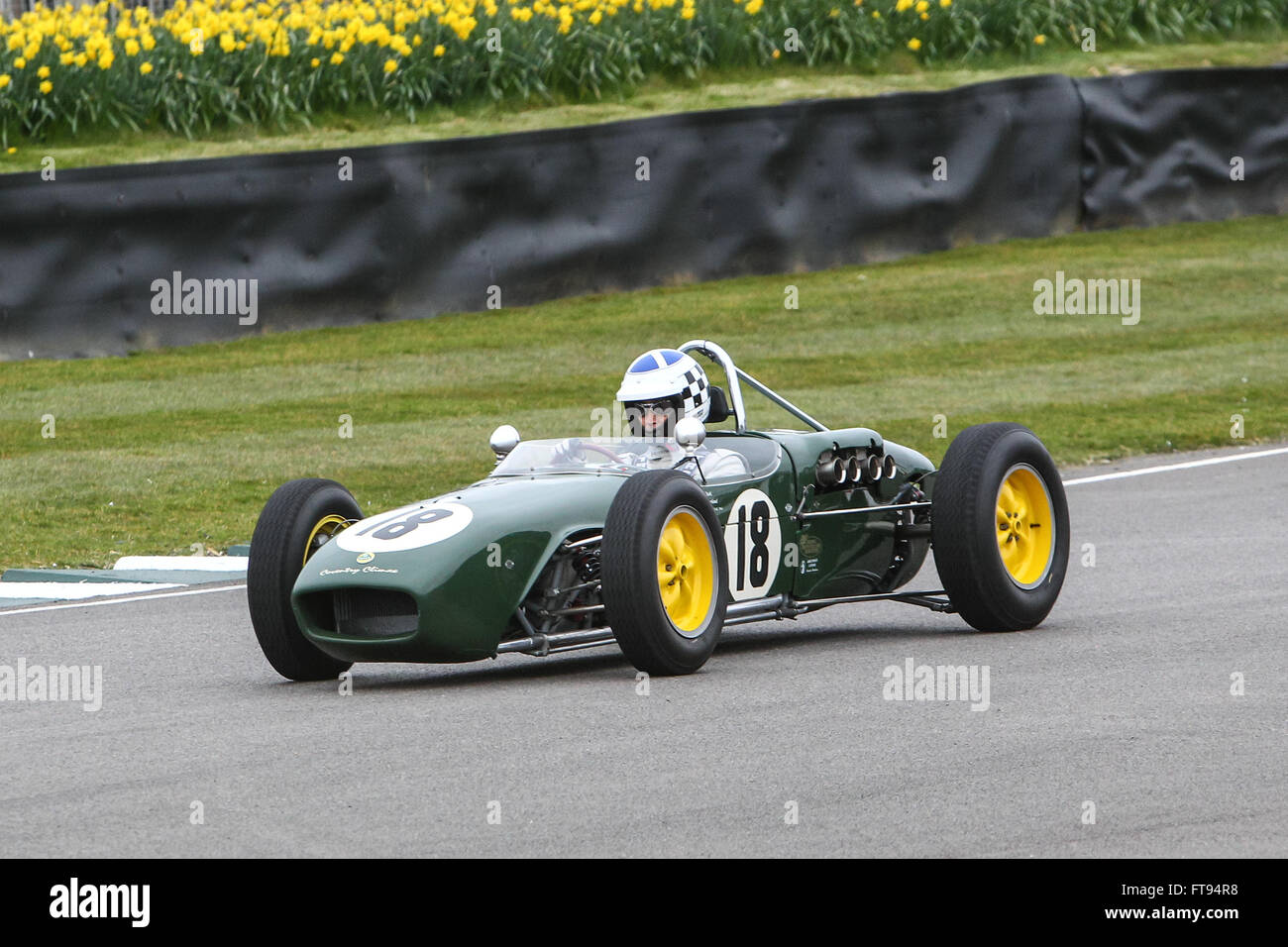 Goodwood classic historic motor racing at the Goodwood Members Meeting Stock Photo