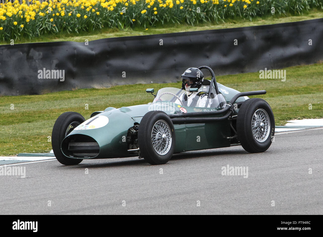 Goodwood classic historic motor racing at the Goodwood Members Meeting Stock Photo