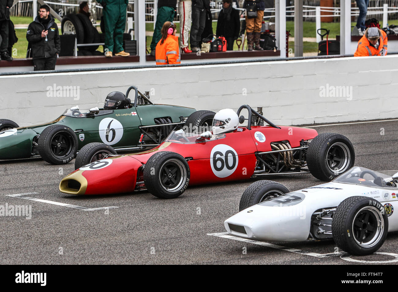 Goodwood classic historic motor racing at the Goodwood Members Meeting Stock Photo