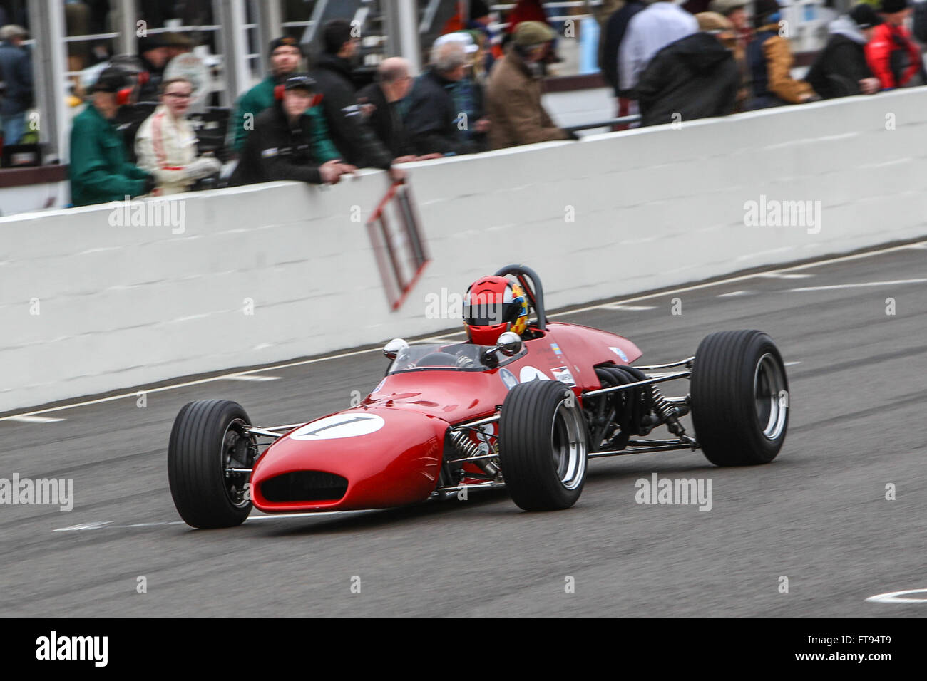 Goodwood classic historic motor racing at the Goodwood Members Meeting Stock Photo