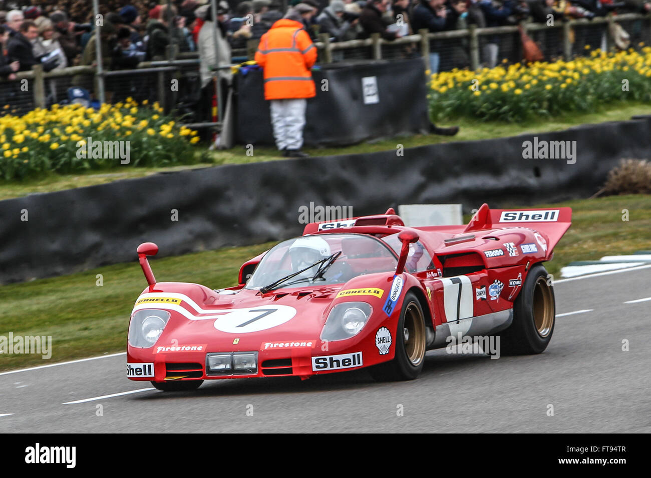 Goodwood classic historic motor racing at the Goodwood Members Meeting Stock Photo