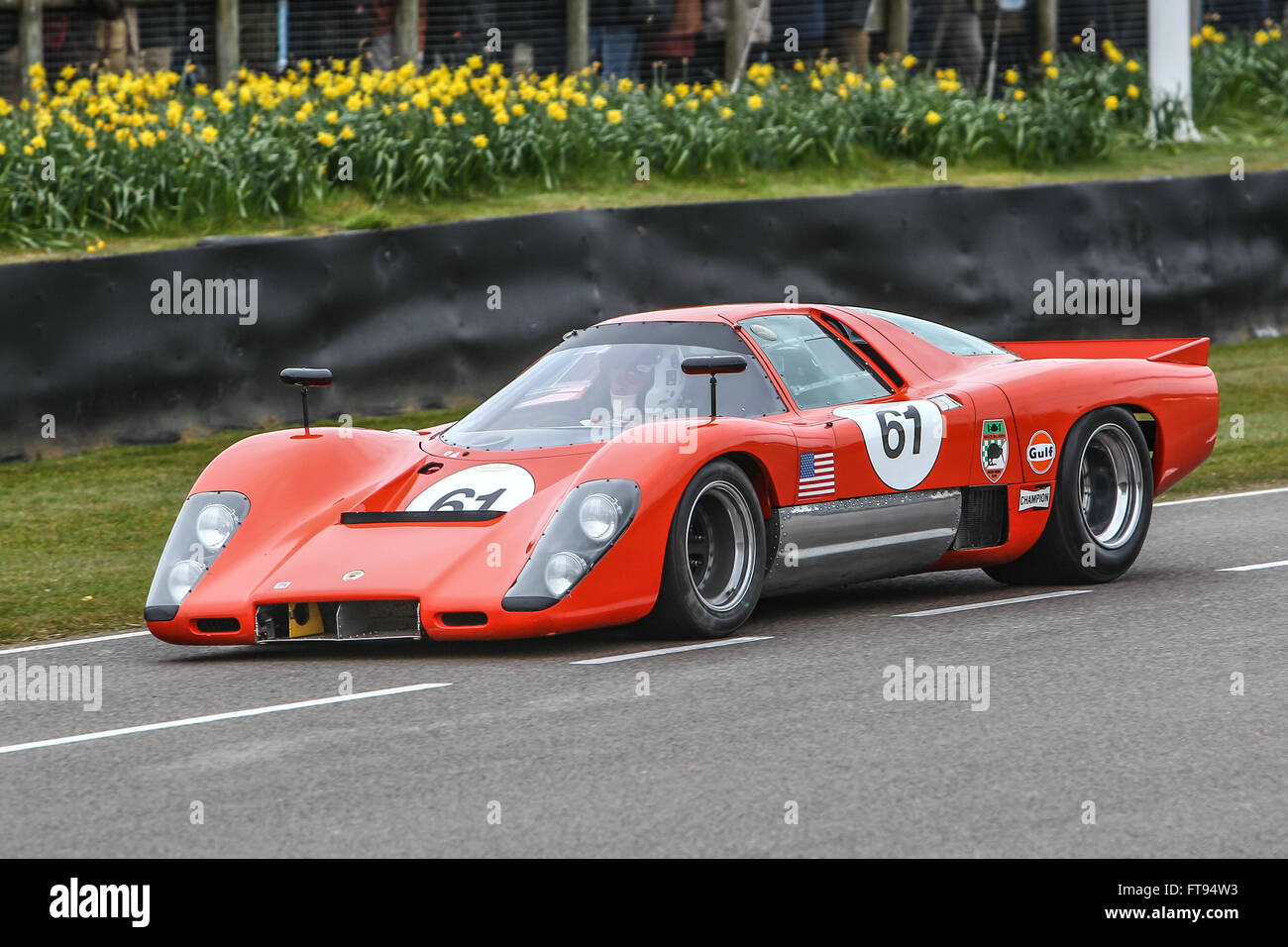 Goodwood classic historic motor racing at the Goodwood Members Meeting Stock Photo