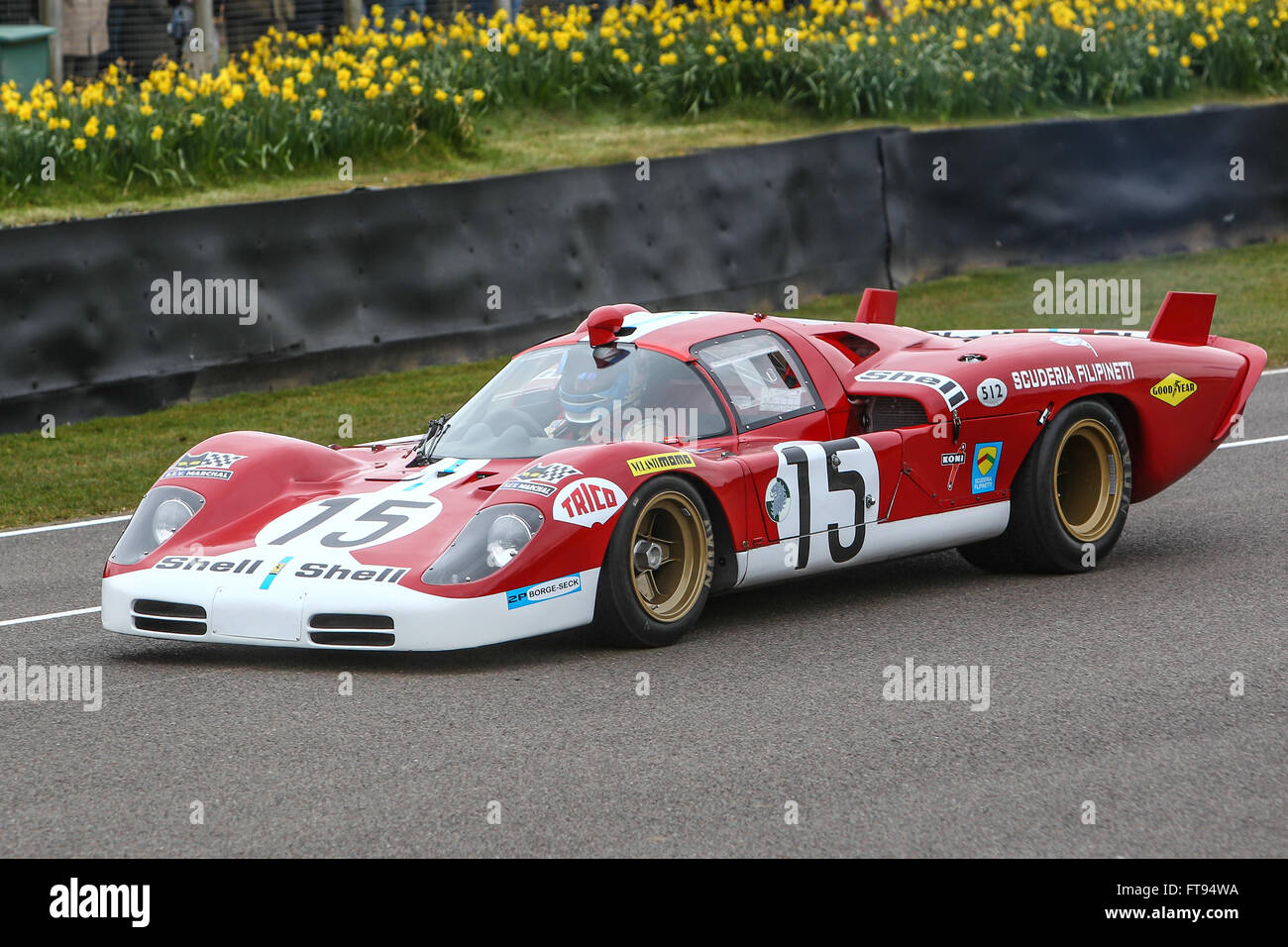 Goodwood classic historic motor racing at the Goodwood Members Meeting Stock Photo