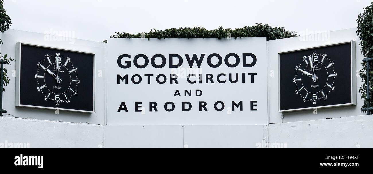 Goodwood classic historic motor racing at the Goodwood Members Meeting Stock Photo