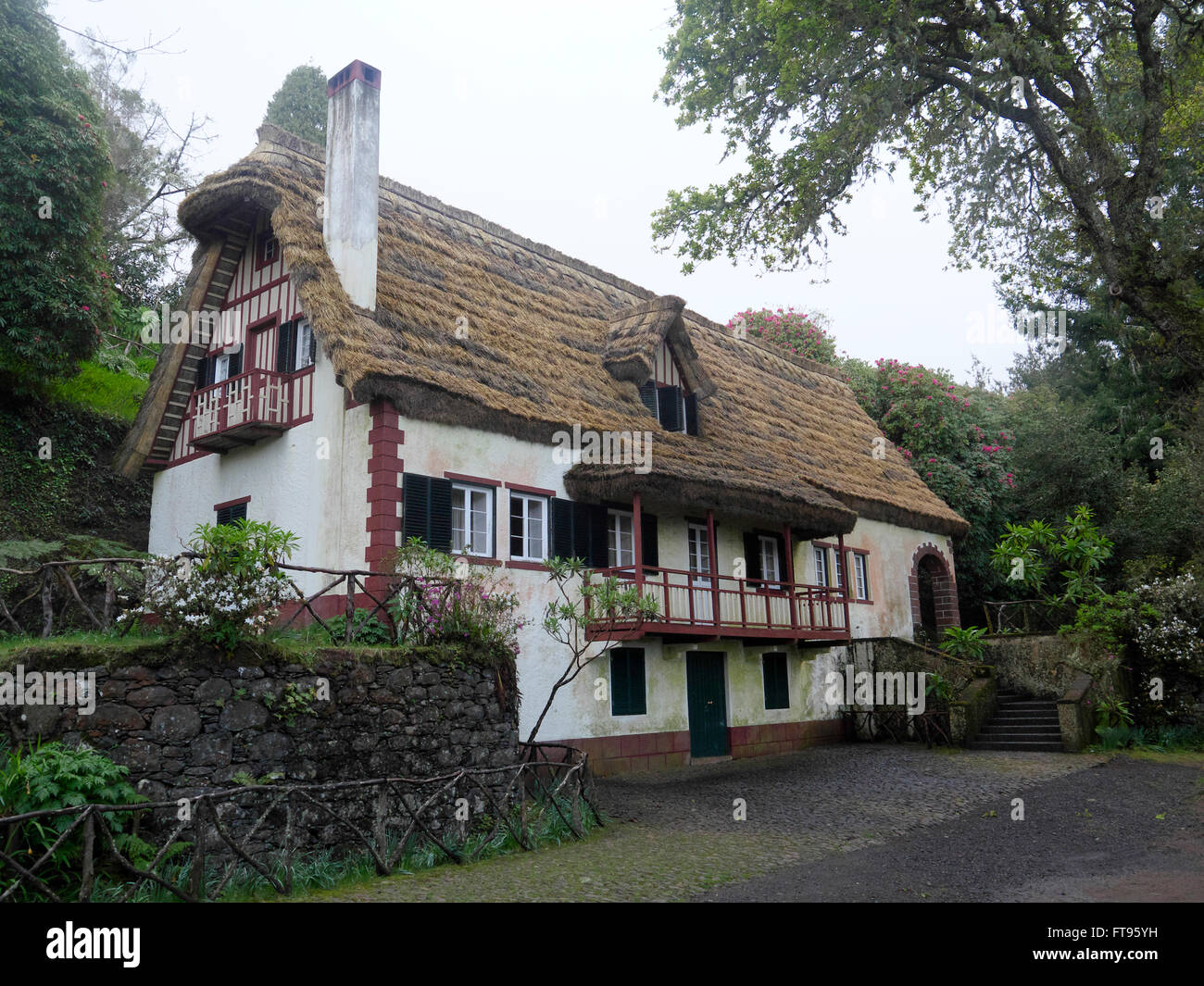 House in Pargue Das Queimadas, Madeira, March 2016 Stock Photo