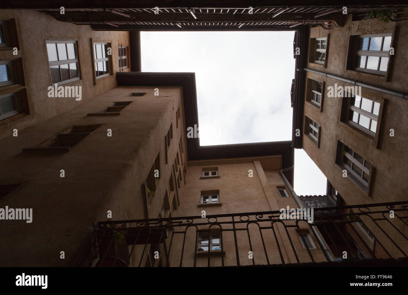 Traboule in Lyon, France Stock Photo Alamy