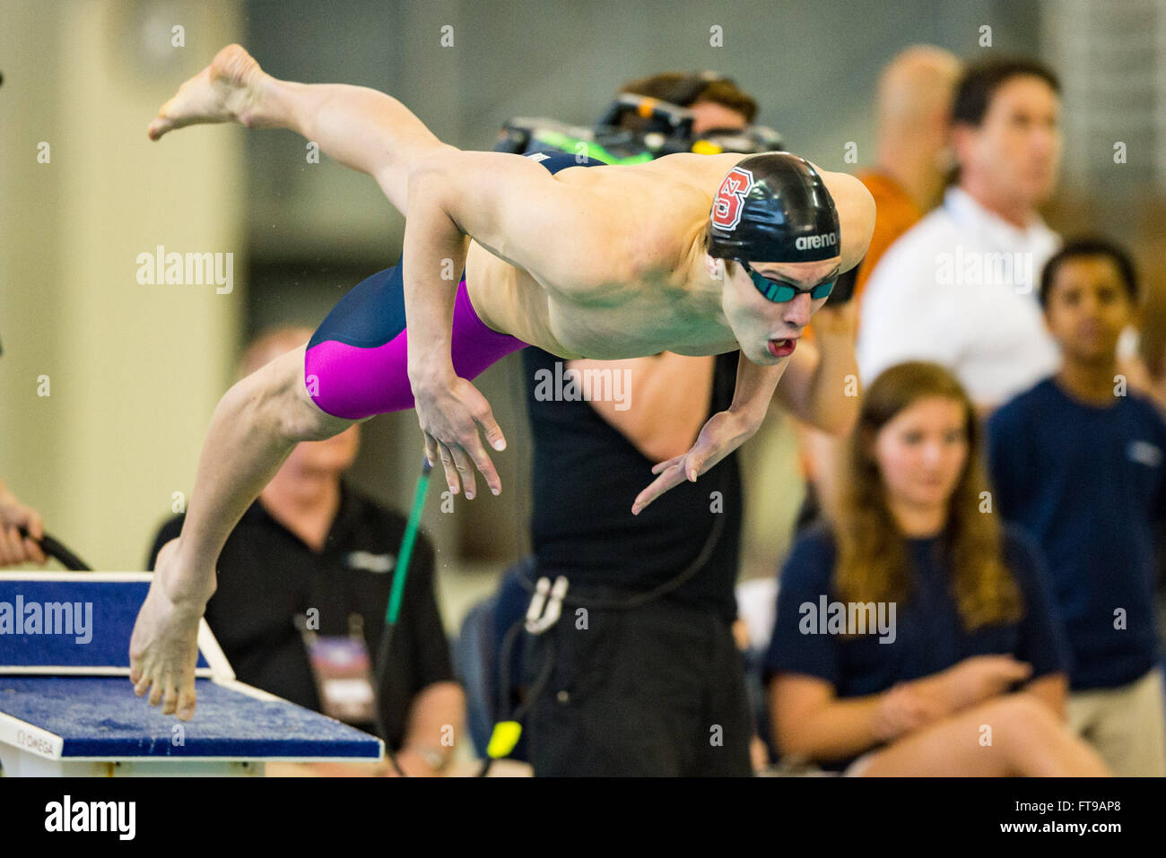 Atlanta, USA. 25th Mar, 2016. NC State swimmer Ryan Held during the NCAA Men's Swimming