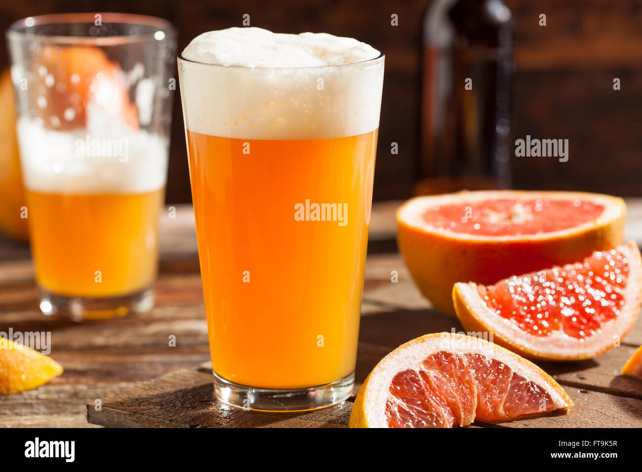Sour Grapefruit Craft Beer Ready to Drink Stock Photo Alamy