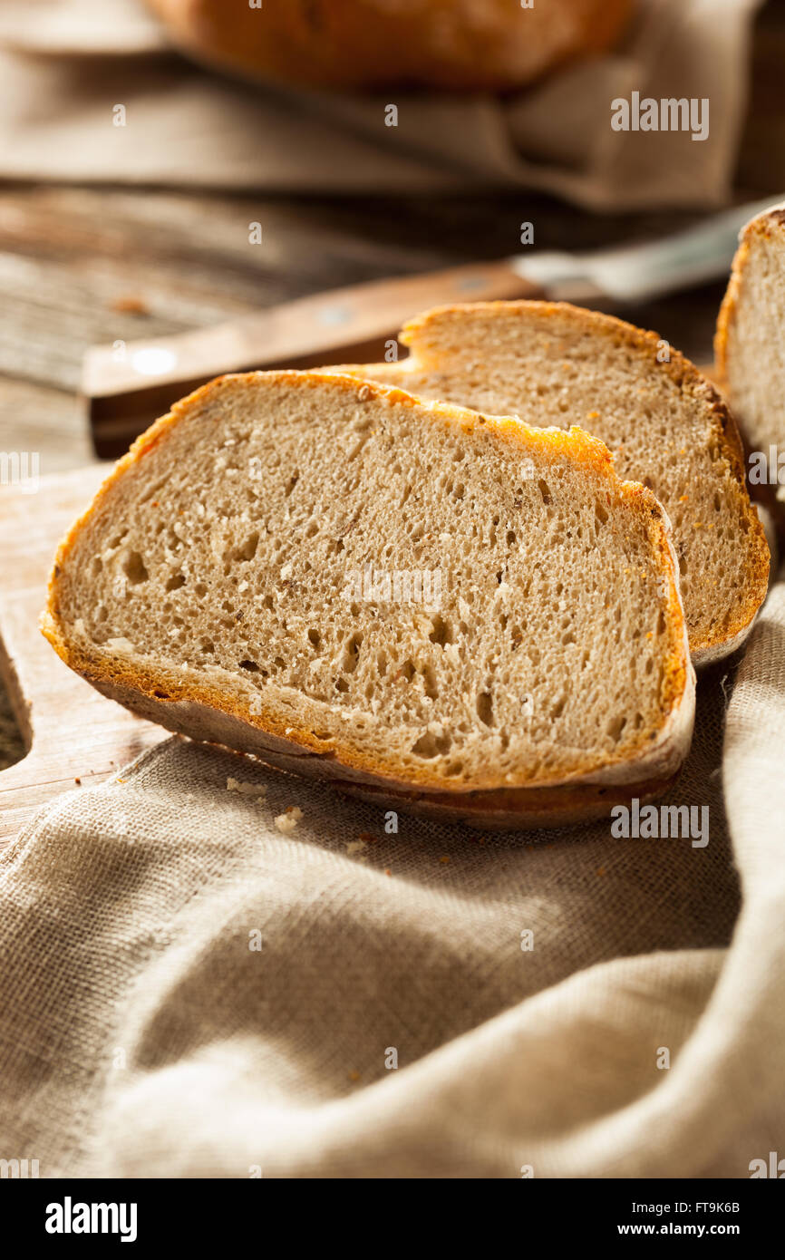 Homemade Crusty Rye Bread Ready to Eat Stock Photo Alamy