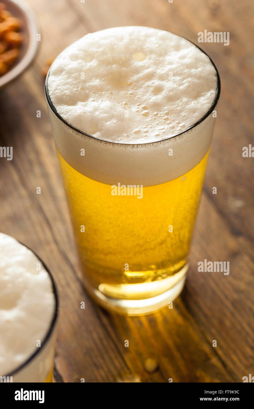 Refreshing Summer Pint of Beer Ready to Drink Stock Photo Alamy