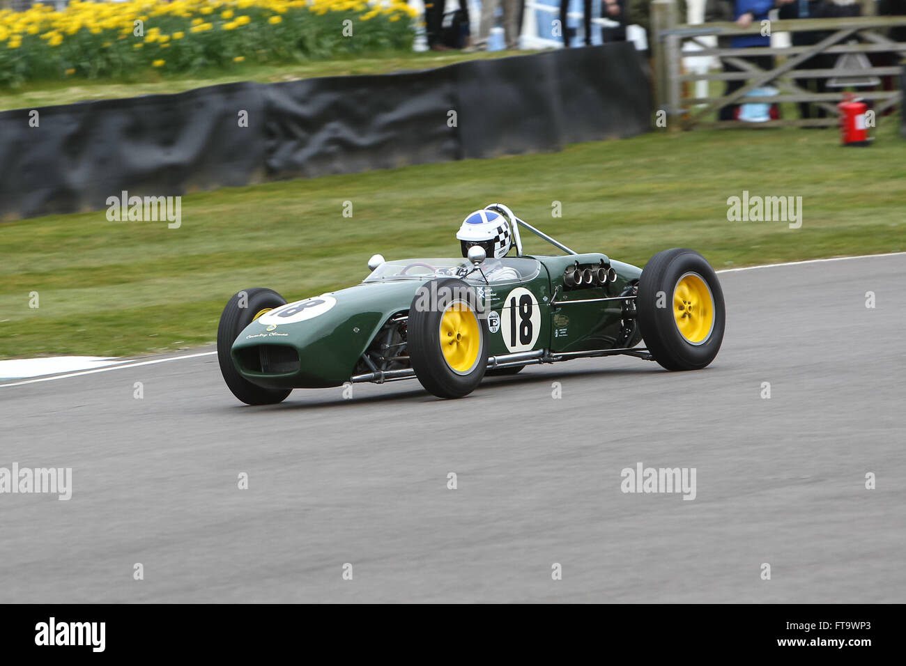 Goodwood classic historic motor racing at the Goodwood Members Meeting Stock Photo