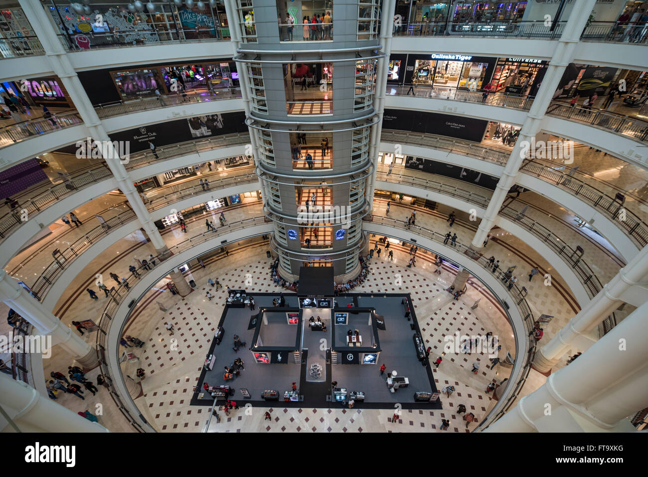 Inside The Suria Klcc Shopping Mall Near The Petronas Towers