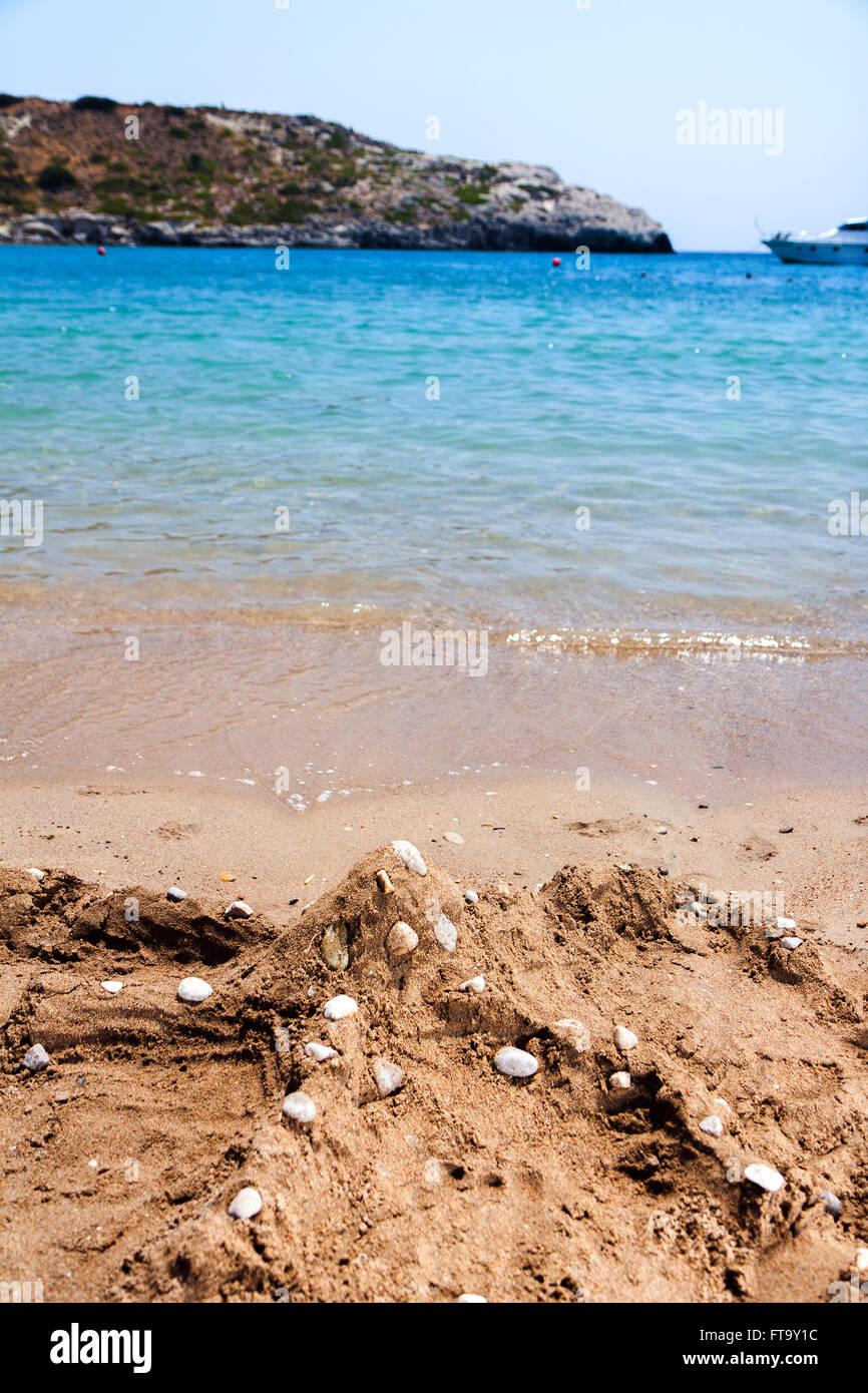 octopus from the sand on the sea beach Stock Photo Alamy