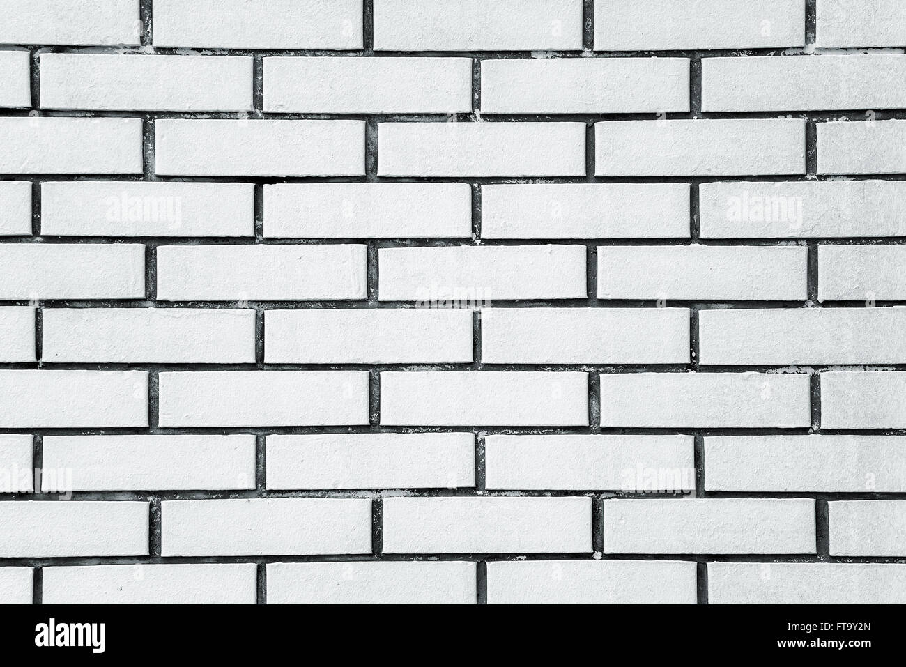White brick wall texture, brickwork wall detail Stock Photo