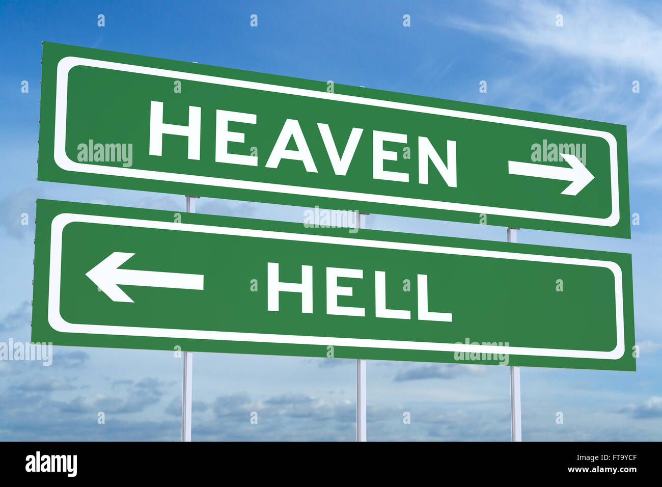 heaven and hell road