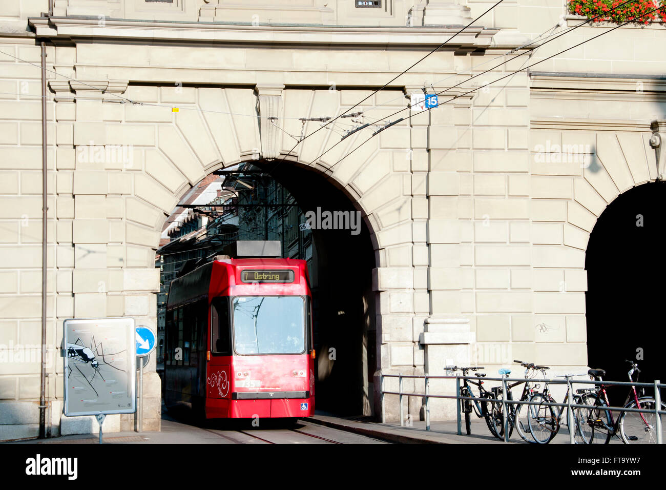 City Train - Bern - Switzerland Stock Photo