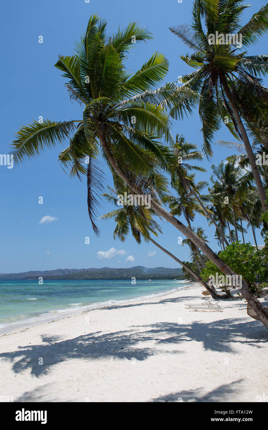 A Siquijor Philippine beach located along the North of the Island. Stock Photo