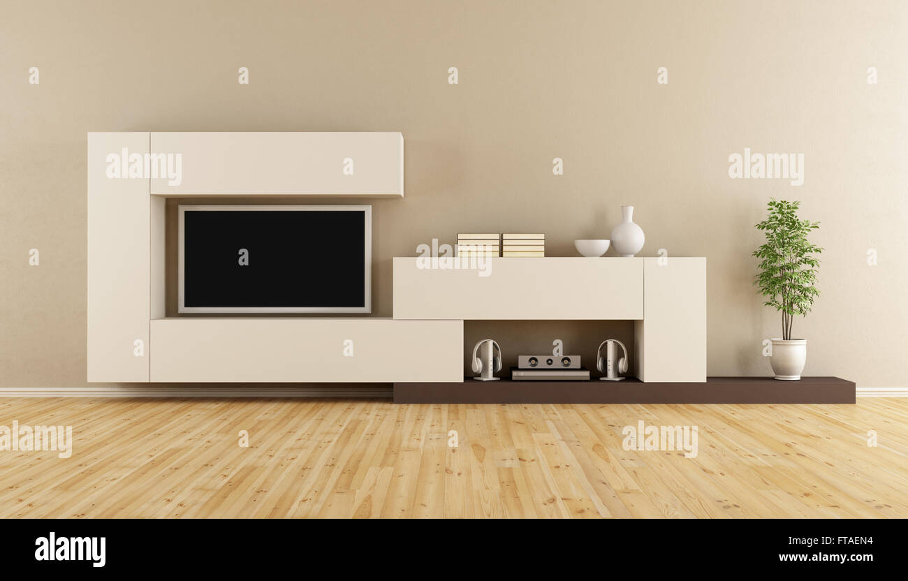 Tv Wall Unit Interior Hi-Res Stock Photography And Images - Alamy