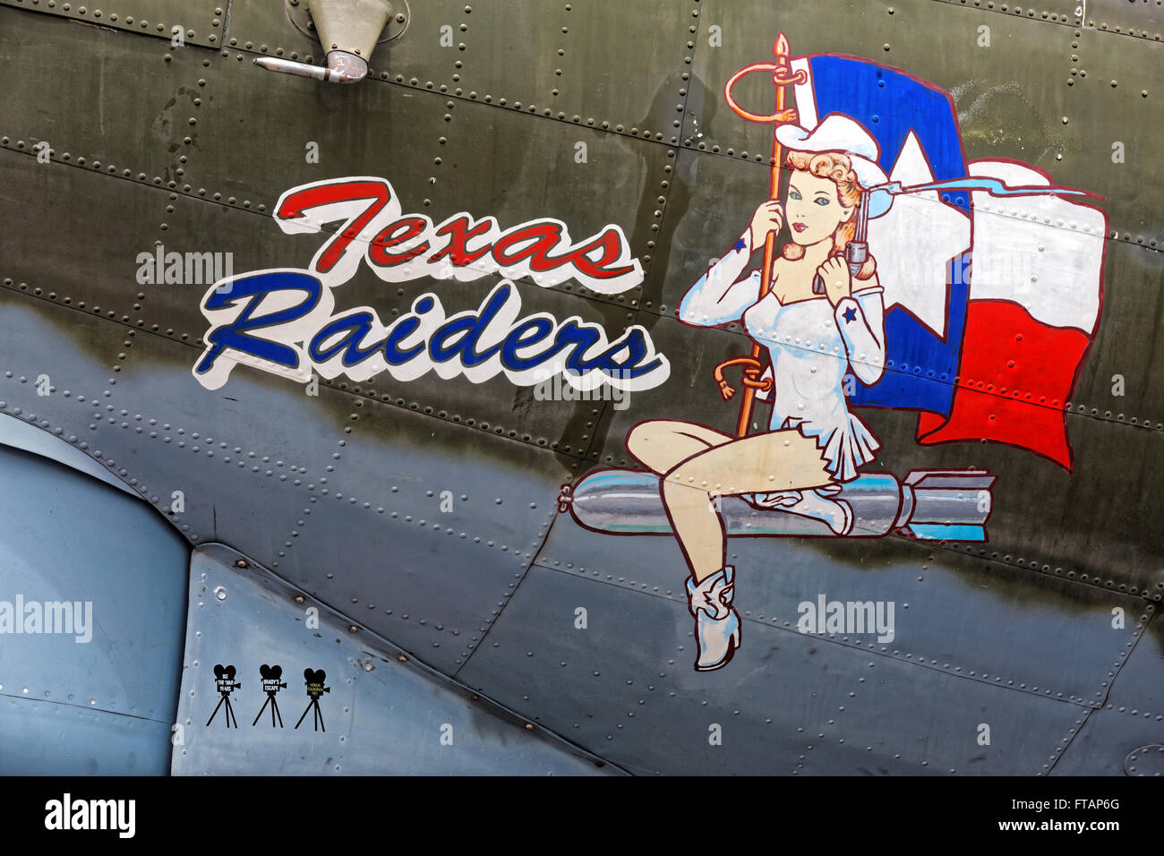 Boeing B-17 'Texas Raiders' Stock Photo
