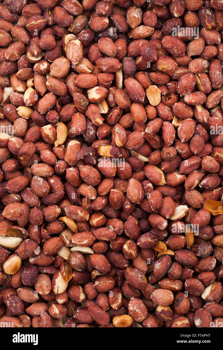 Peanuts filling the frame Stock Photo