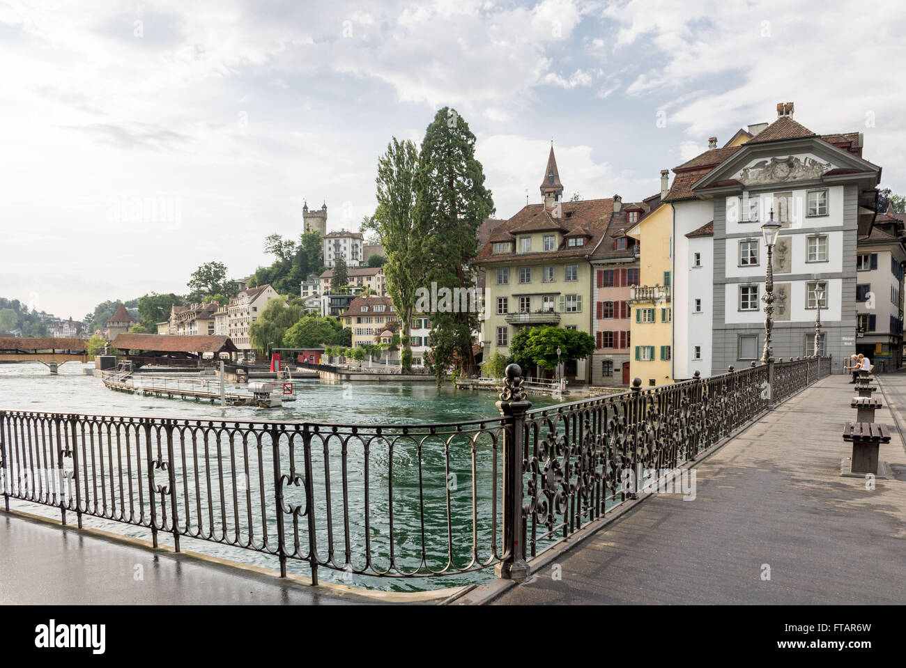 Typical Street Lucerne, Switzerland Stock Photo Alamy