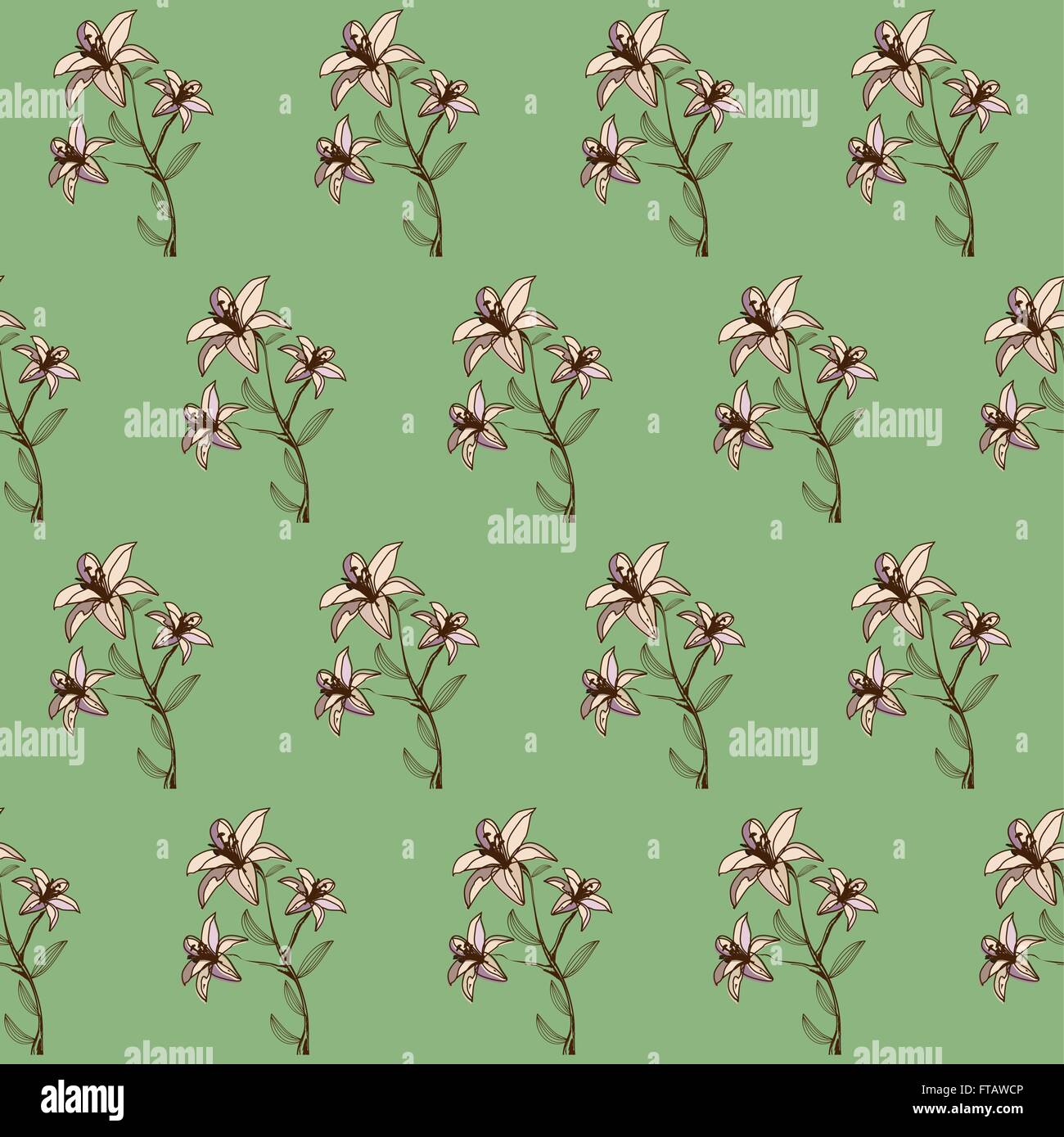 Floral seamless background Stock Vector Image & Art - Alamy