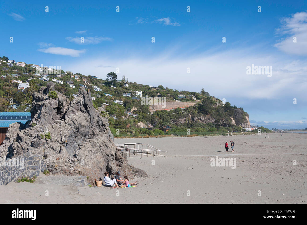 Sumner Beach, Sumner, Christchurch, Canterbury Region, South Island, New Zealand Stock Photo Alamy