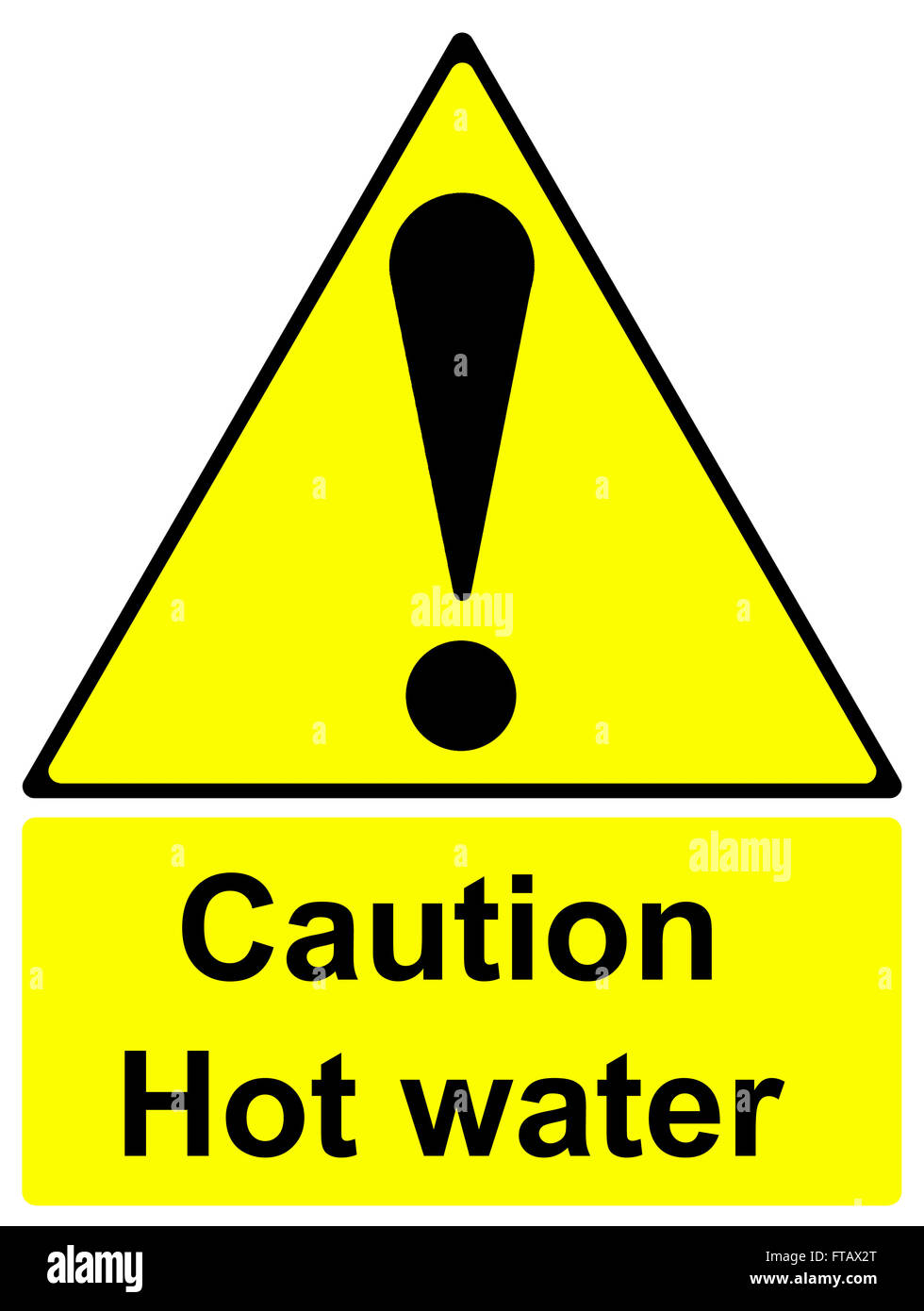 Caution hot water sign hires stock photography and images Alamy