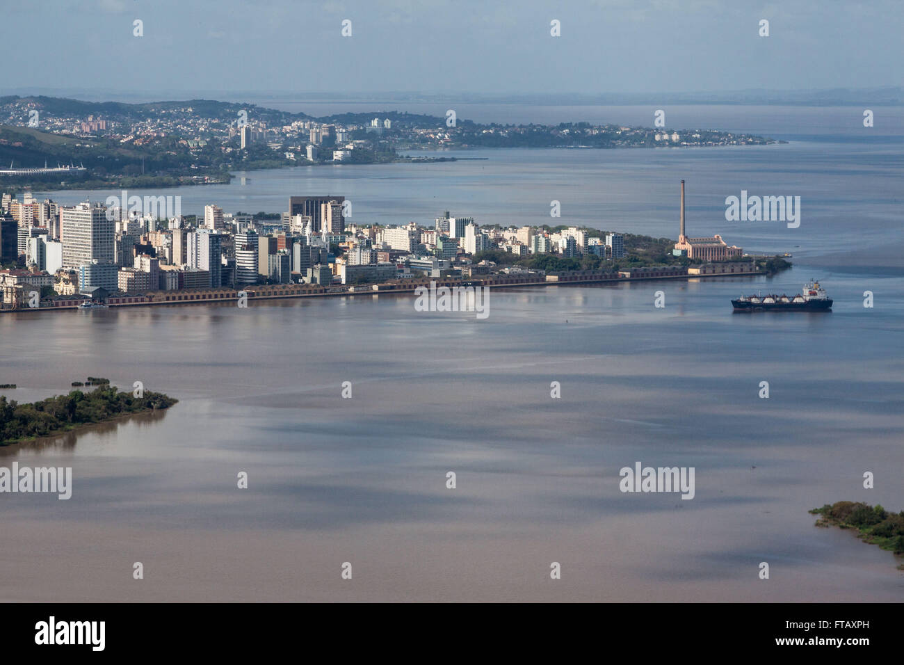 Porto Alegre Guaiba River Brazil Stock Photo Alamy