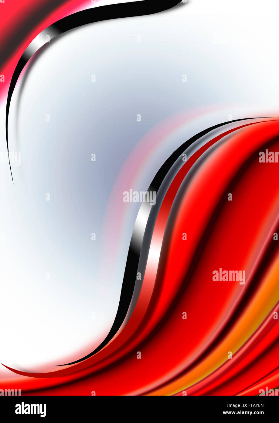 Background with red and black shiny curves Stock Photo Alamy