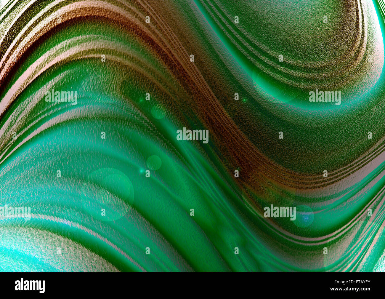 Textured wavy background with green blue shades coated flares and ...