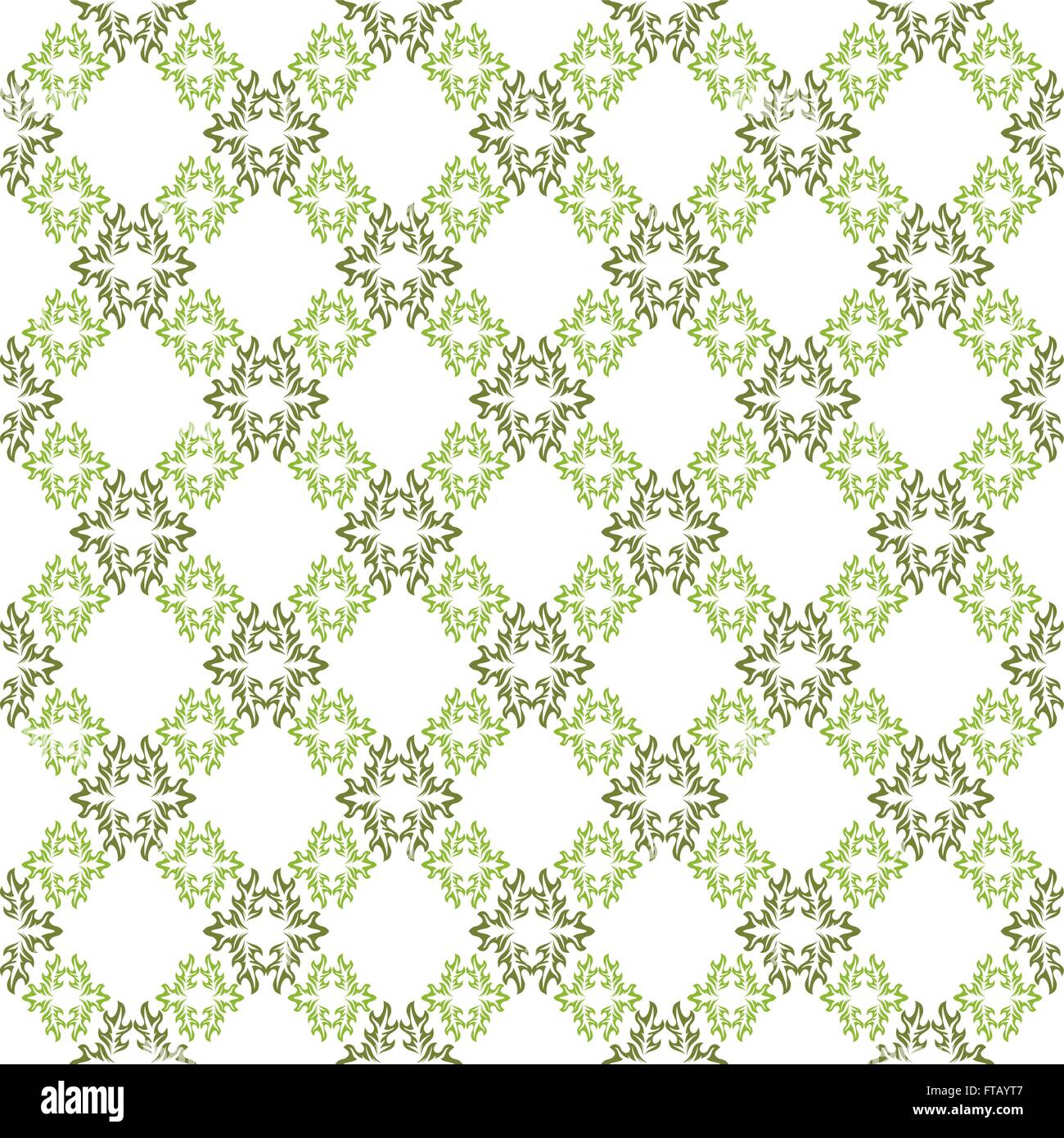 Vector seamless background. White wallpaper with green diagonal pattern