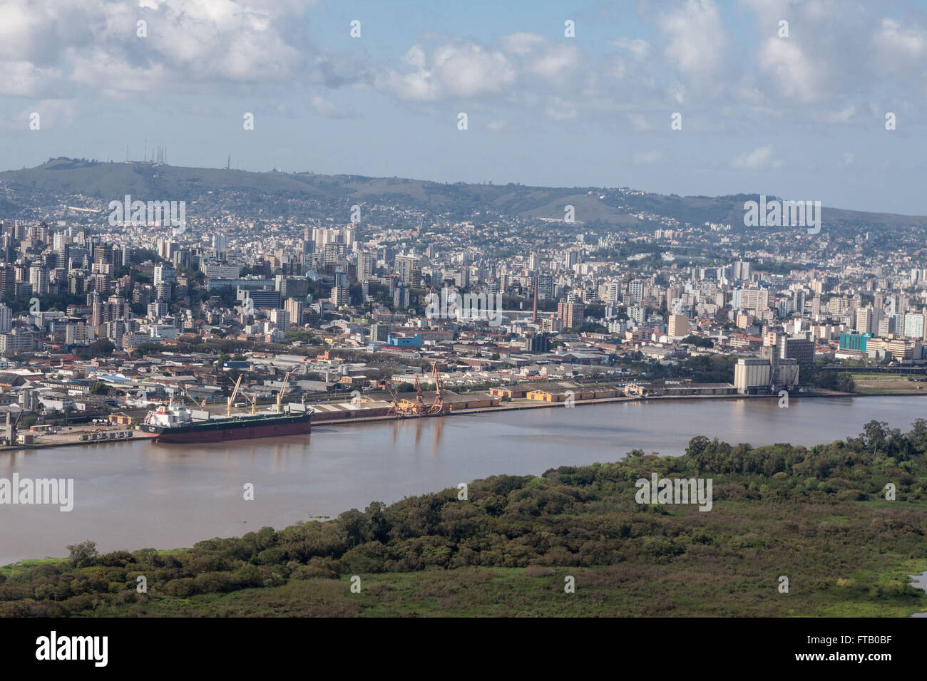 Porto Alegre Guaiba River Brazil Stock Photo Alamy