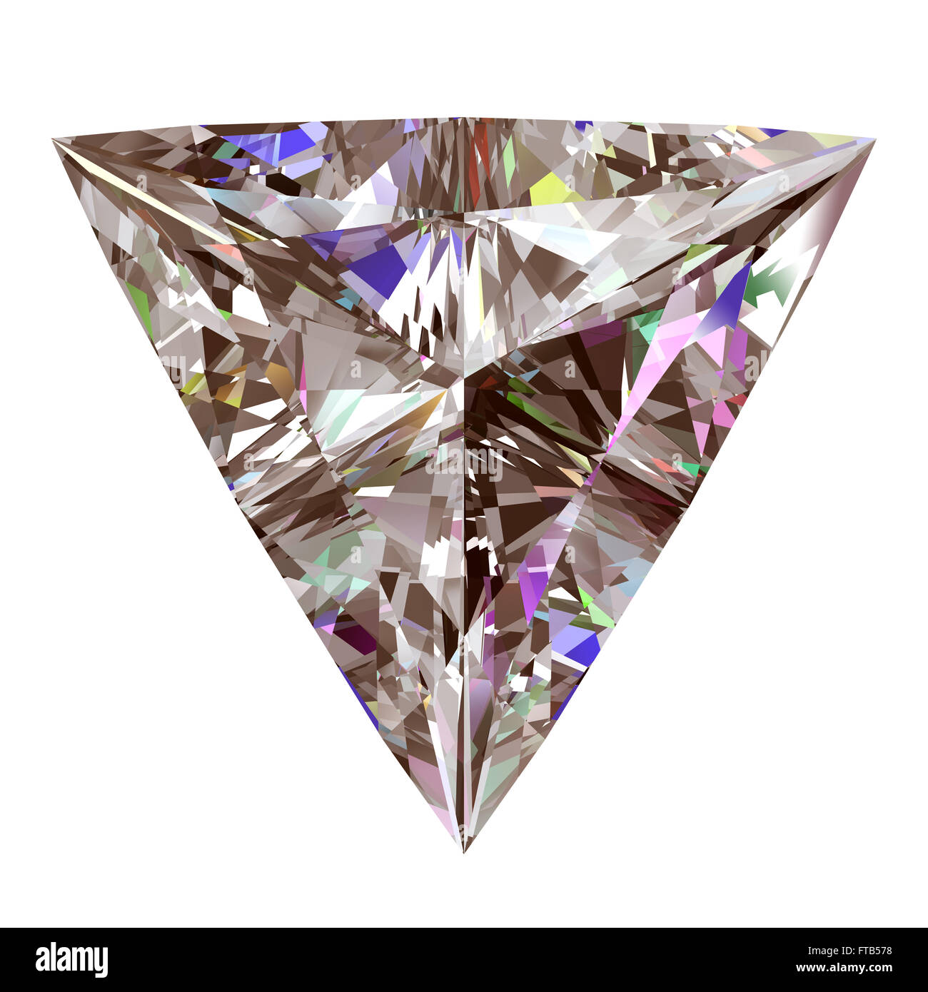 Diamond Triangle Stock Photo