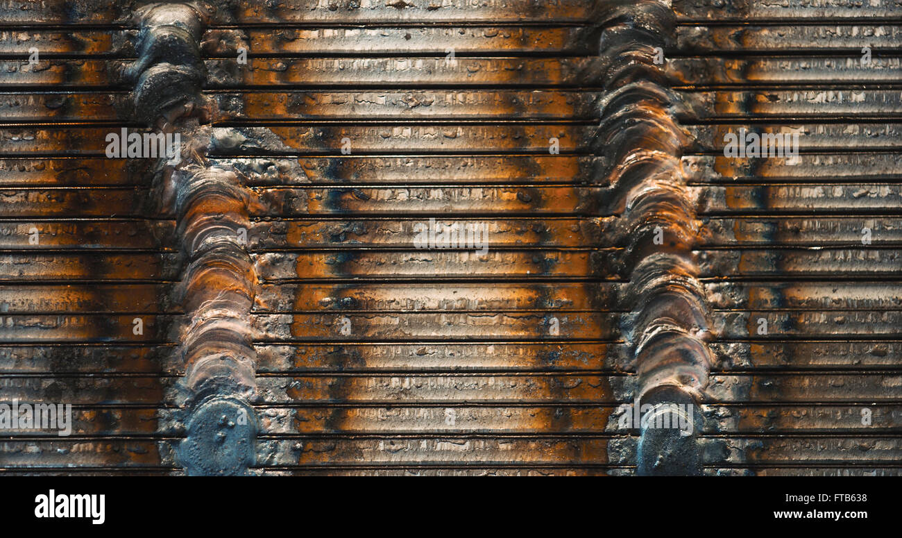 Double vertical welding of iron lamination pack Stock Photo Alamy