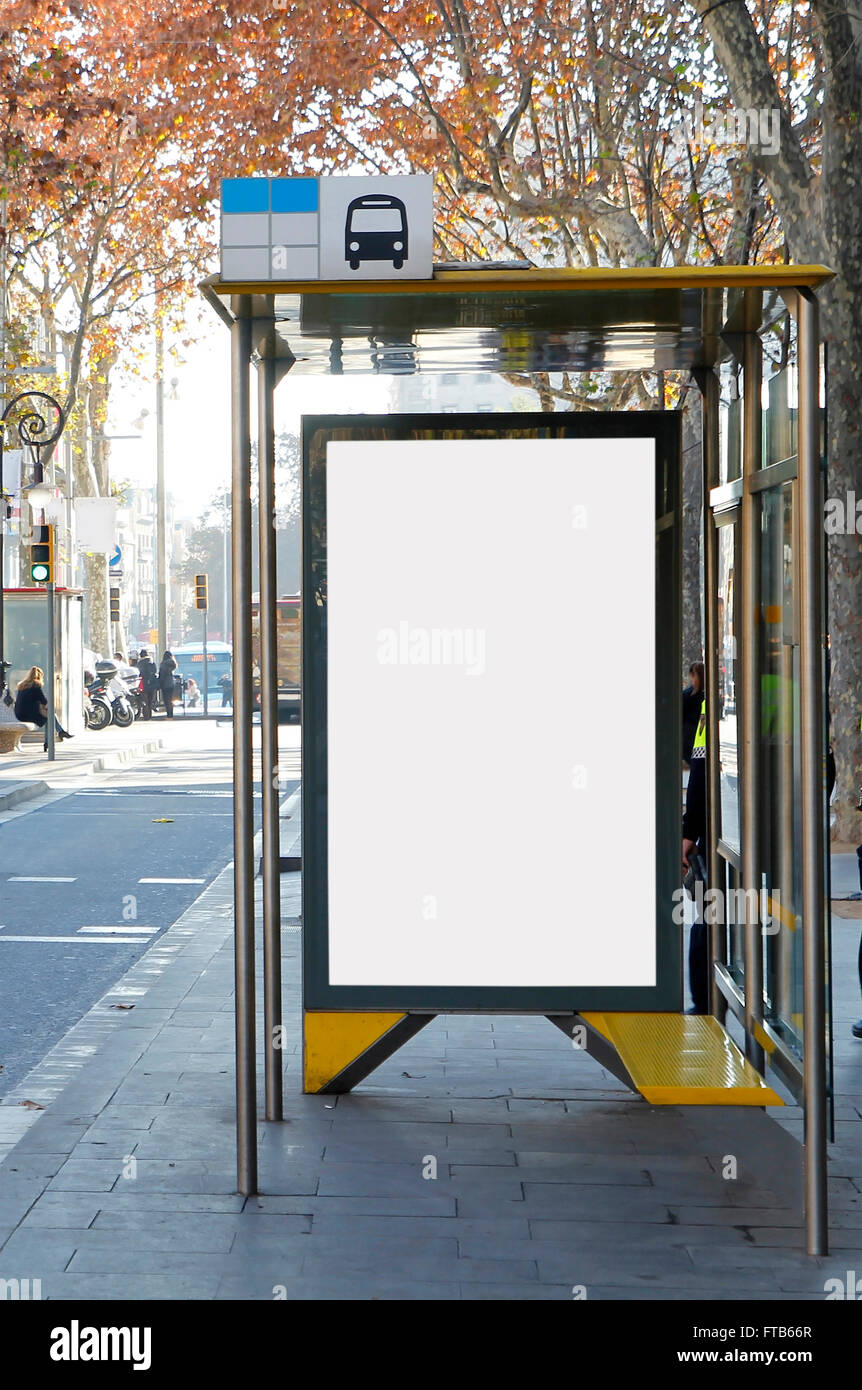 Bus Stop Ad Stock Photos Bus Stop Ad Stock Images Alamy