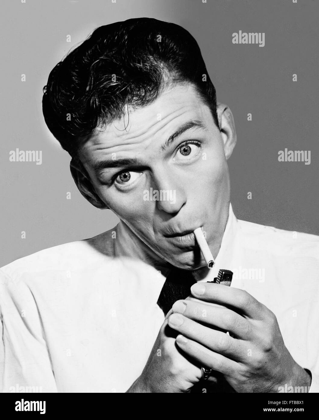 Frank Sinatra, portrait, 1944. Stock Photo