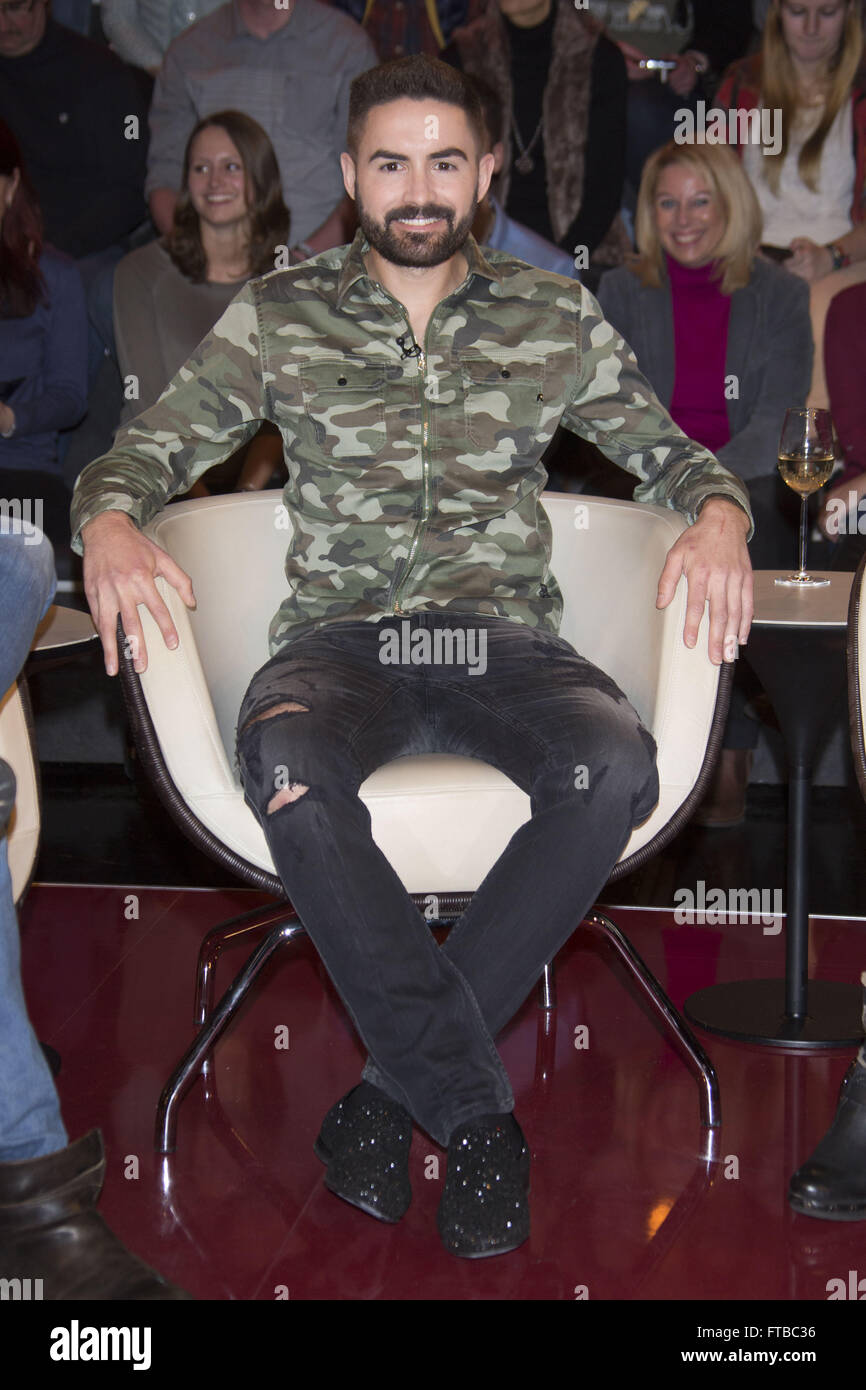 German ZDF TV Talkshow Markus Lanz at Fernsehmacher-Studio Featuring
